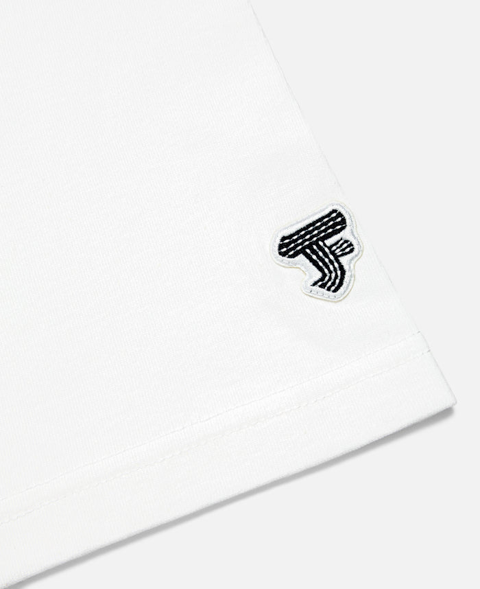 Juice Printed Boro T-Shirt (White)