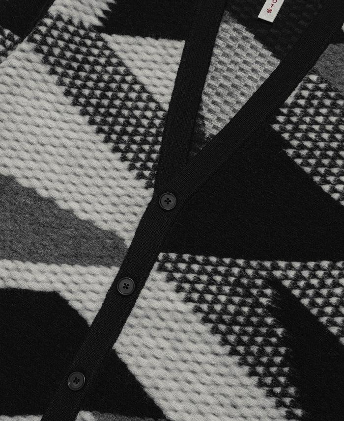 Juice Puzzle Cardigan (Black)