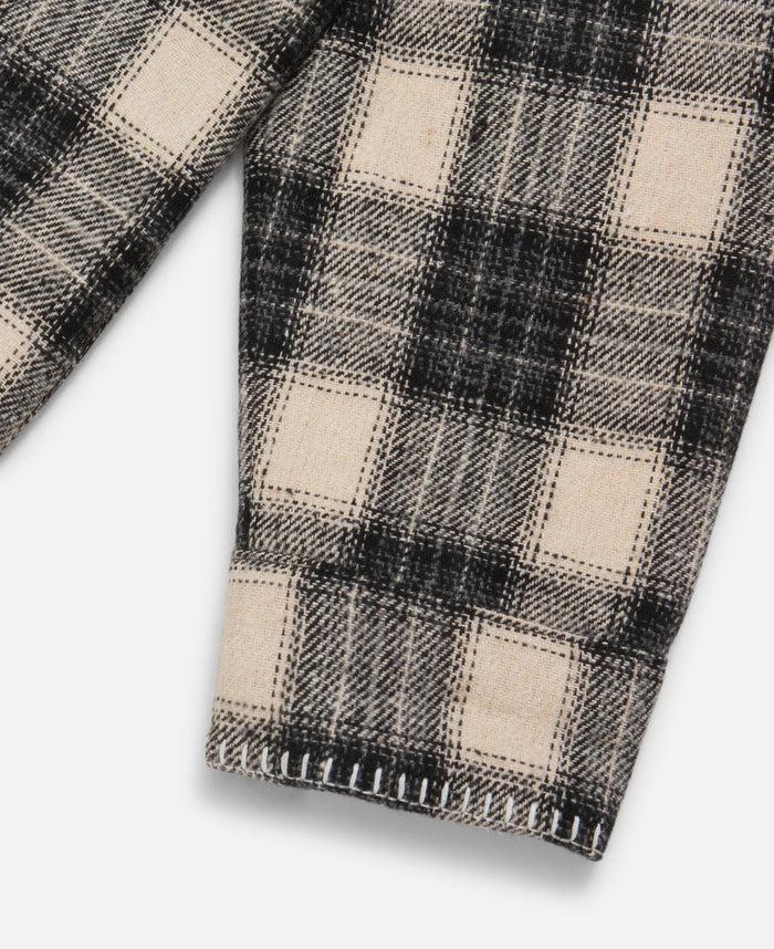 Juice Quilted Checked Jacket (Black)