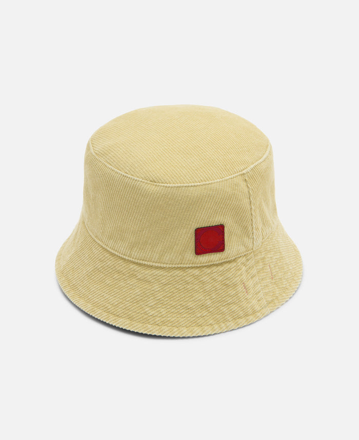 Juice Reversible Corduroy Bucket Hat (Beige)