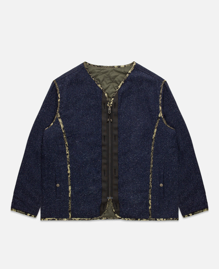 Juice Reversible Quilt Jacket (Navy)