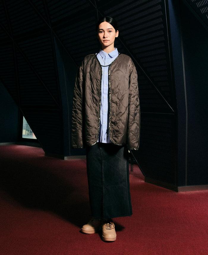 juice Reversible Quilt Jacket (Navy)