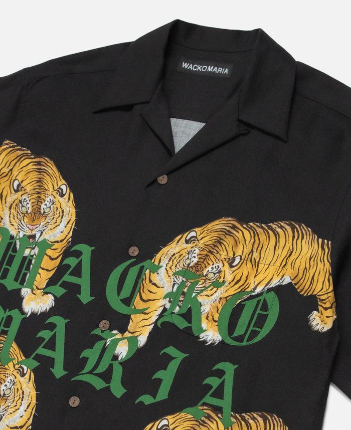 Juice S/S Hawaiian Shirt (Type-7) (Black)