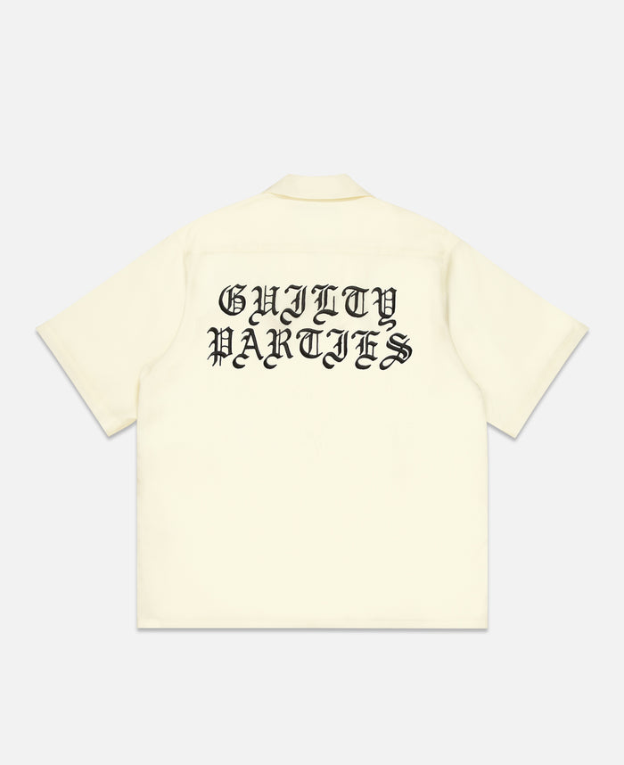 Juice S/S Hawaiian Shirt (Type-7) (White)