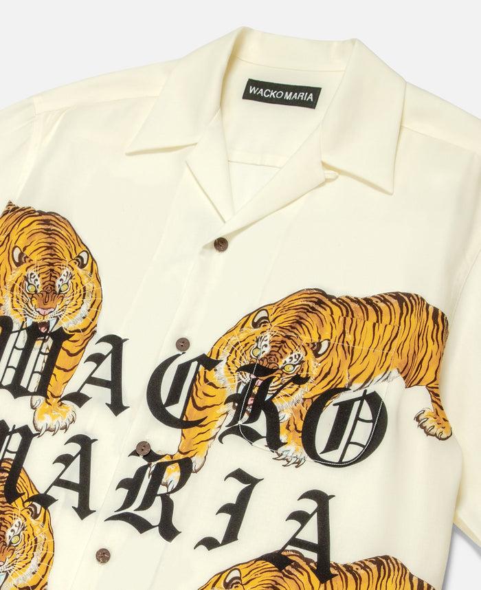 Juice S/S Hawaiian Shirt (Type-7) (White)