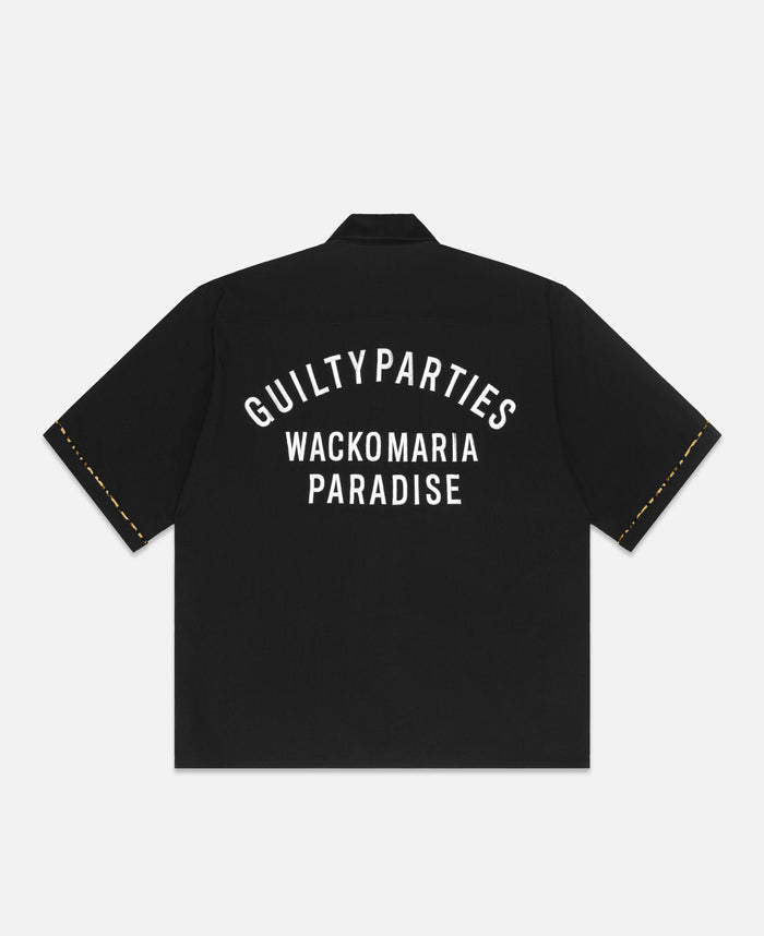 Juice S/S Switching Shirt (Black)