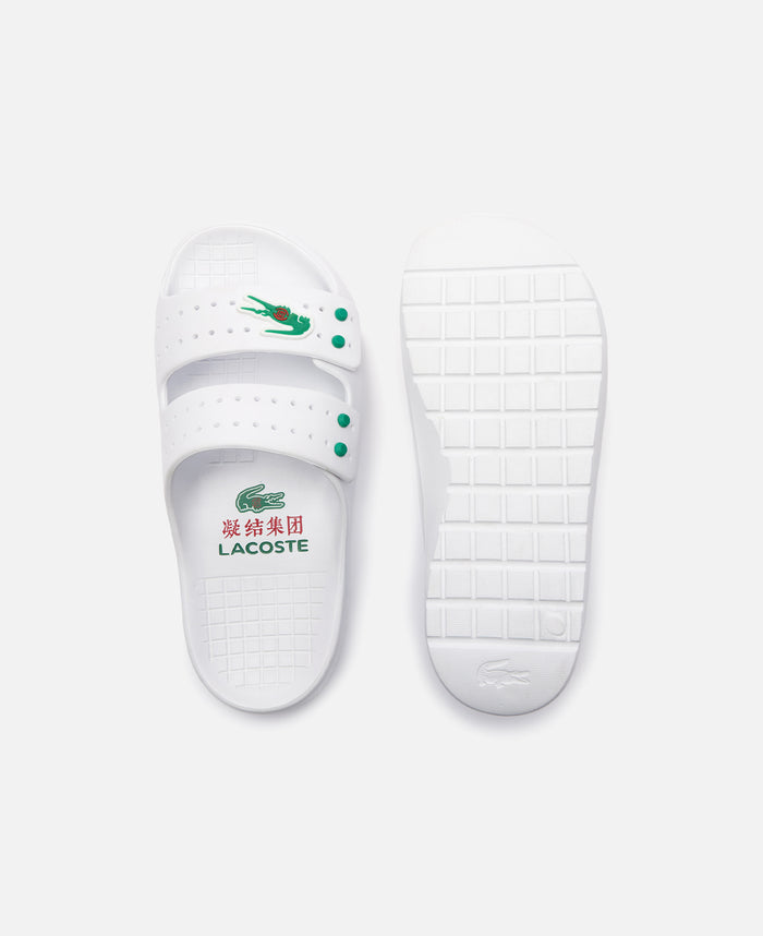 Juice Serve Strap Slippers (White)