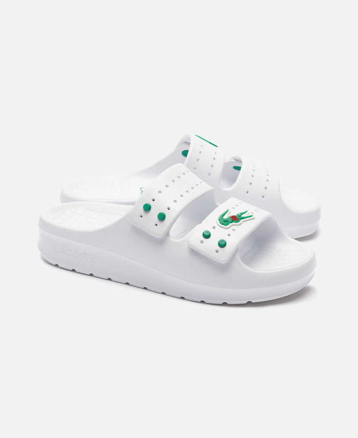 Juice Serve Strap Slippers (White)