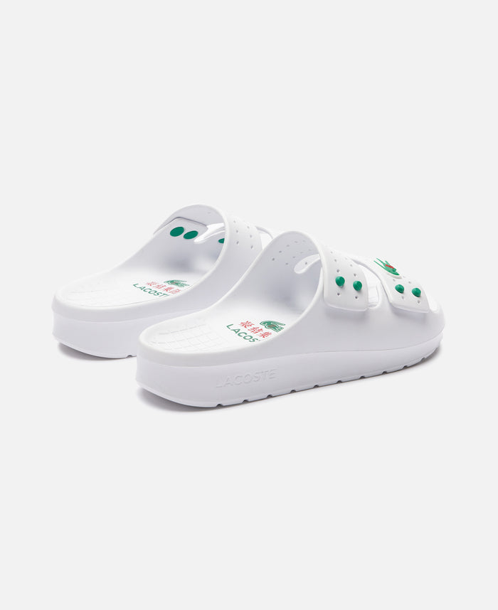 Juice Serve Strap Slippers (White)
