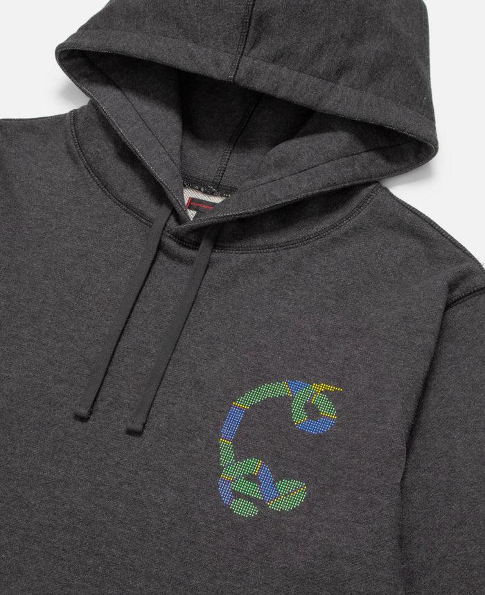 Juice Snake Print Hoodie (Charcoal)
