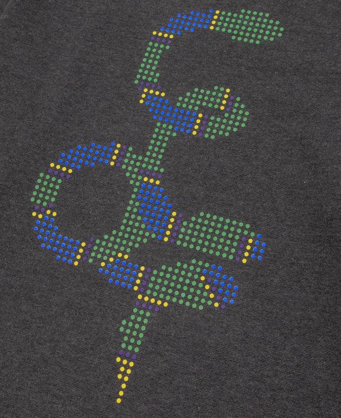 Juice Snake Print Hoodie (Charcoal)