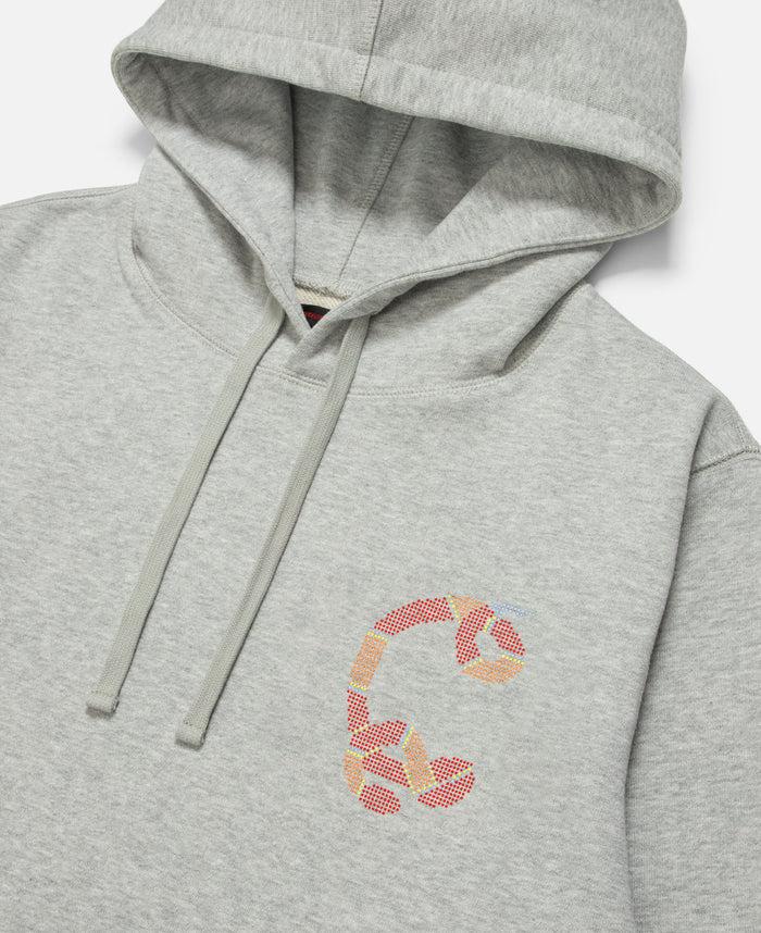 Juice Snake Print Hoodie (Grey)
