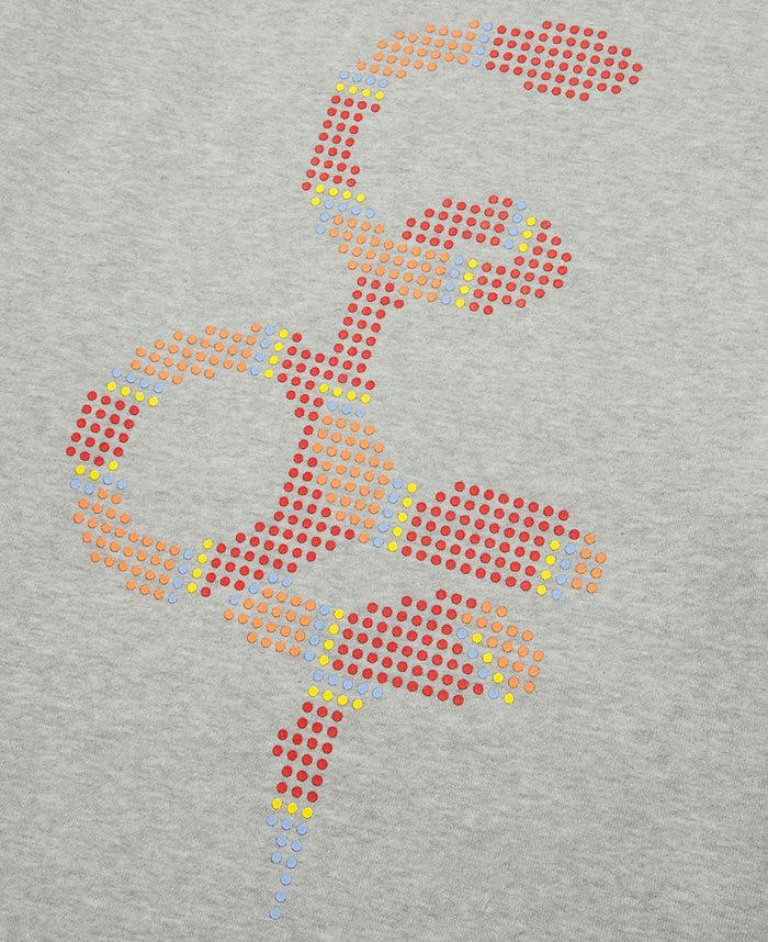 Juice Snake Print Hoodie (Grey)