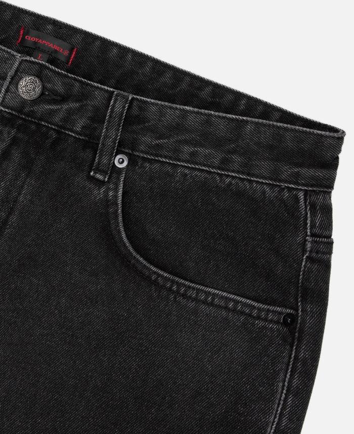 Juice Straight Leg Jeans (Black)