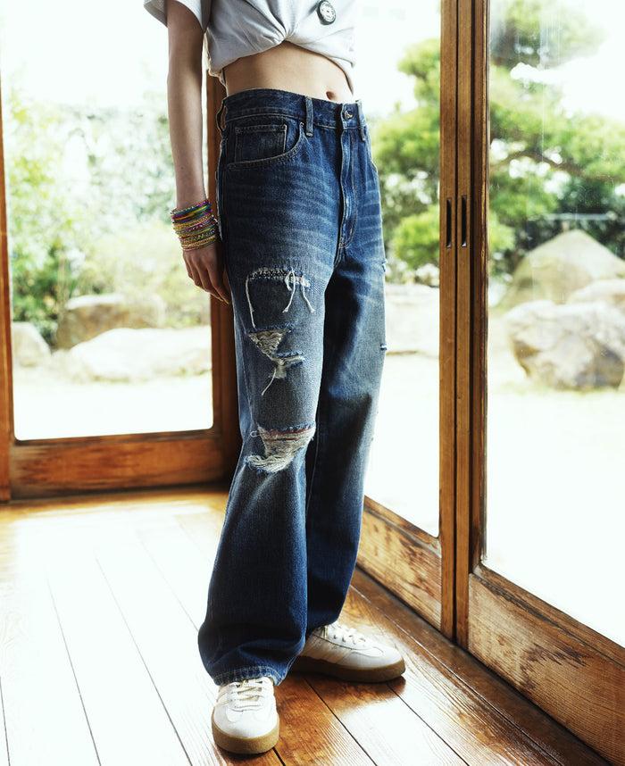 juice Straight Leg Jeans (Blue)