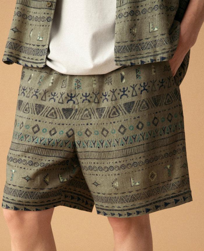 juice Tribal Shorts (Beige)