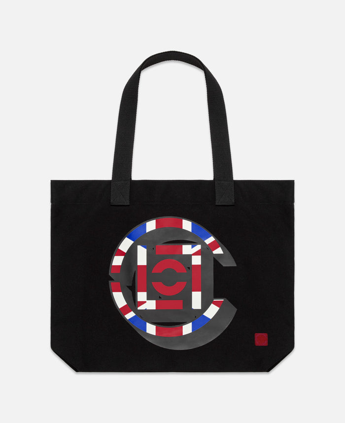 juice Union Flag Tote Bag (Black)