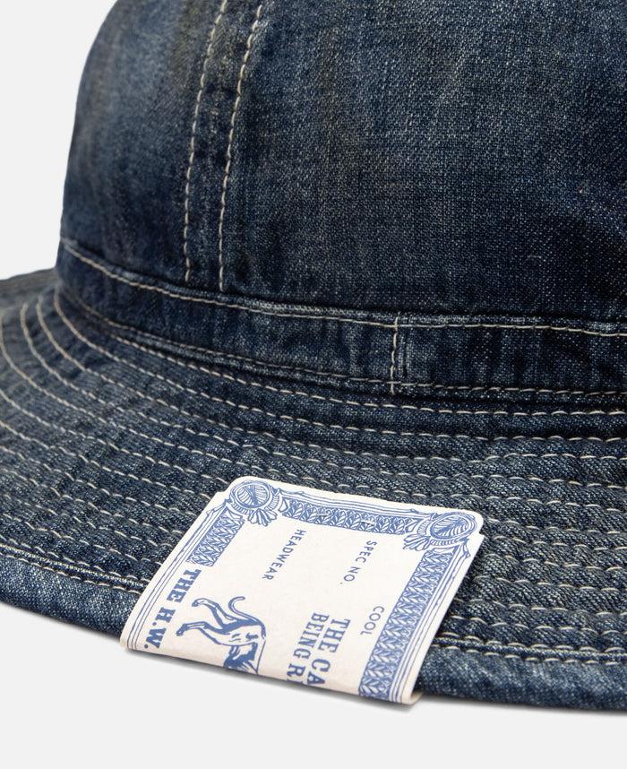 Juice Vintage Denim Fatigue Hat (Blue)