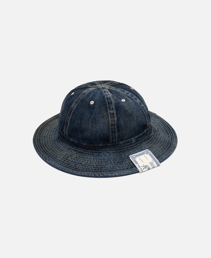 juice Vintage Denim Fatigue Hat (Blue)