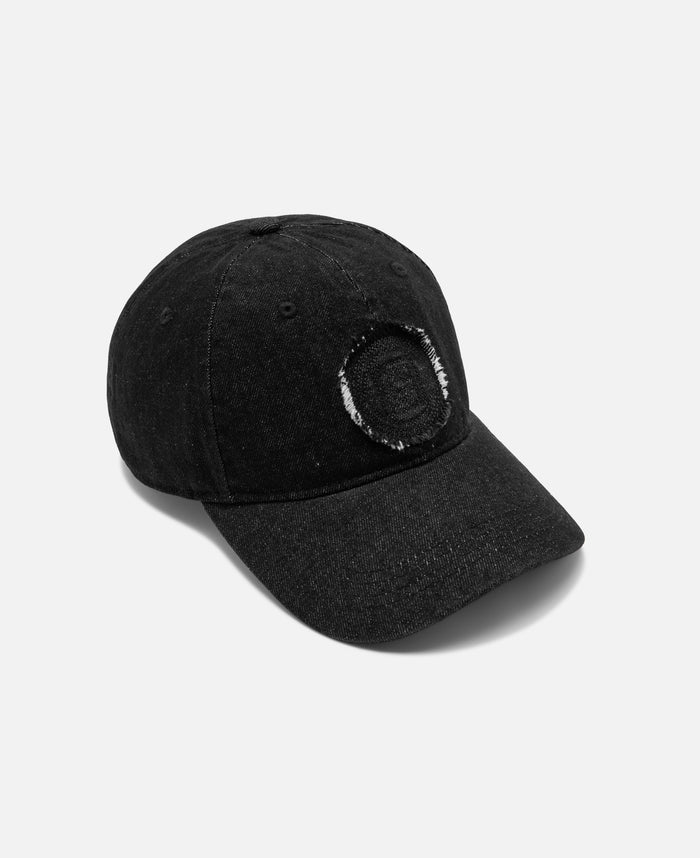Juice Washed Denim Cap (Black)
