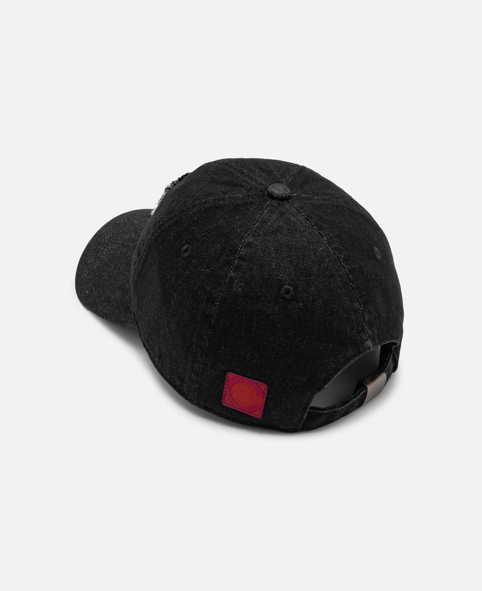 juice Washed Denim Cap (Black)