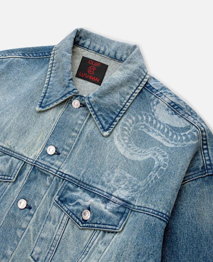Juice Washed Denim Jacket (Blue)