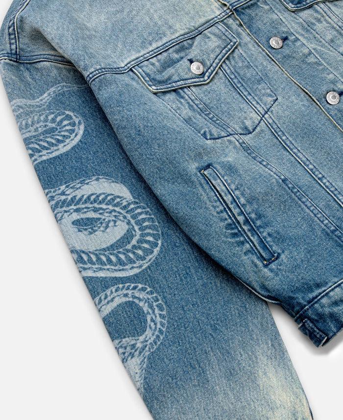 Juice Washed Denim Jacket (Blue)
