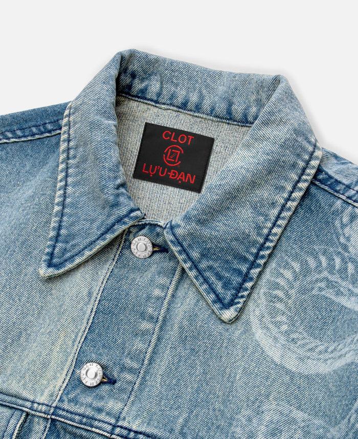 Juice Washed Denim Jacket (Blue)