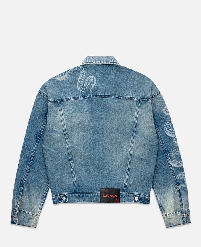 juice Washed Denim Jacket (Blue)