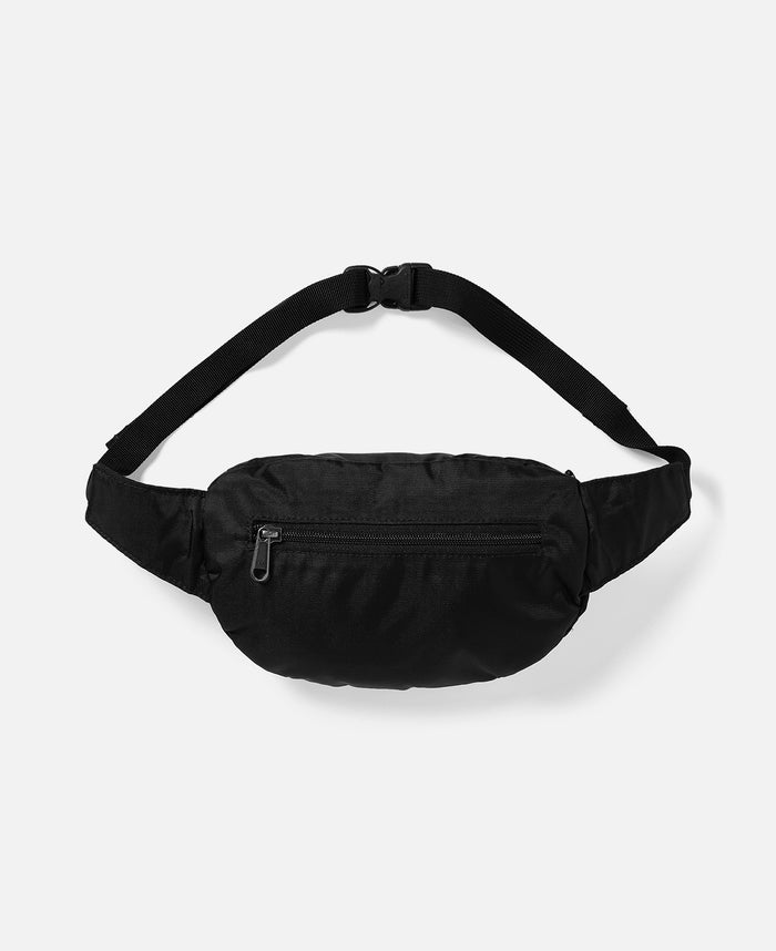 juice Washed Nylon Waist Bag (Black)