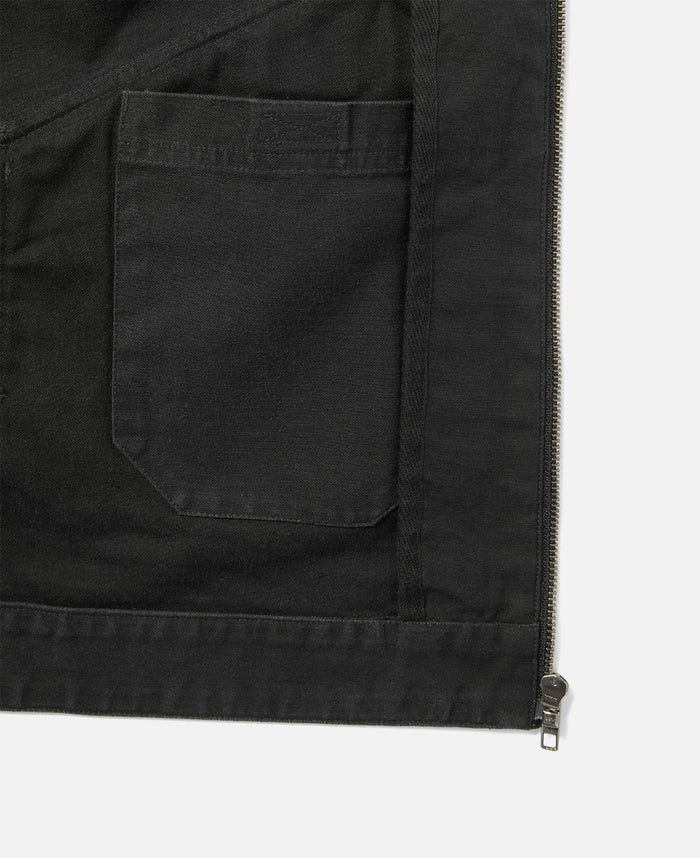 Juice Washed Work Jacket (Black)