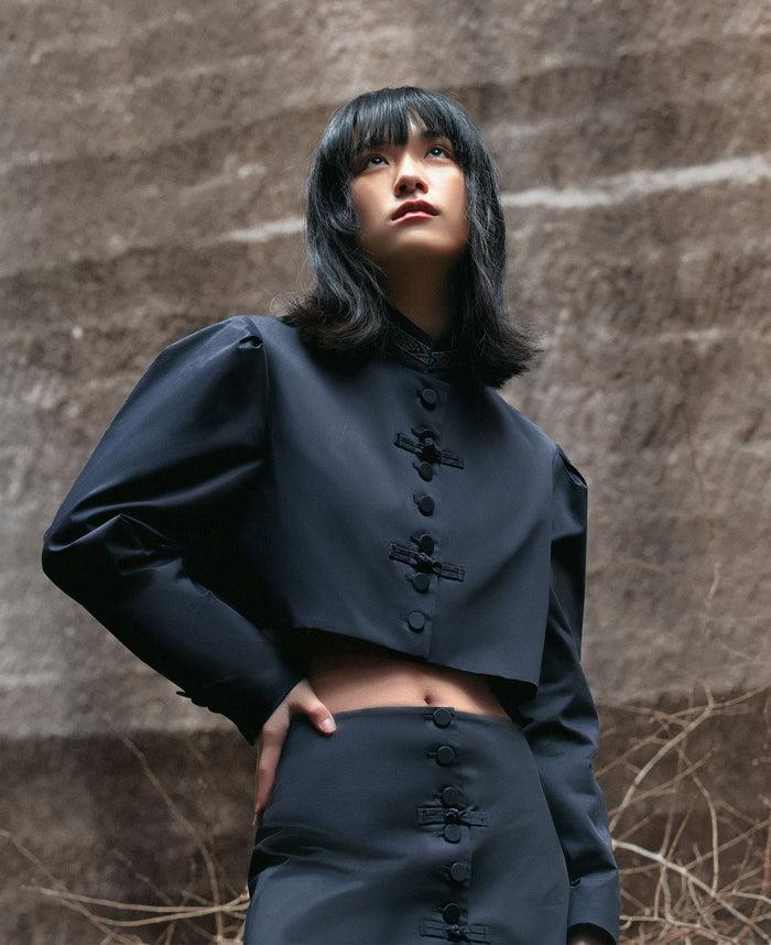 juice Women's Stand Collar Jacket (Black)