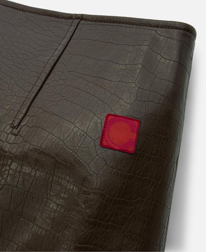 Juice Womens Pu Skirt (Brown)