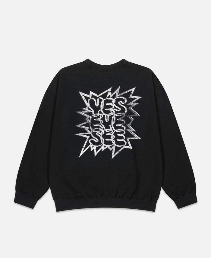 Juice Y.E.S Steel Logo Sweatshirt (Black)