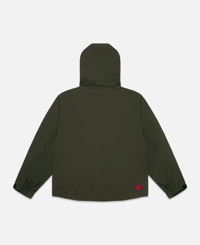 juice Zip-Up Wind Parker (Olive)