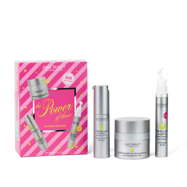 Juice Beauty The Power Of Three Overnight Anti-Wrinkle Dream Team