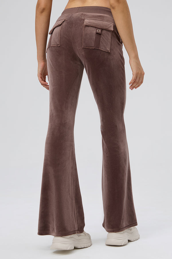 Juicy Couture 30th Birthday Big Bling Snap Pocket Velour Pants