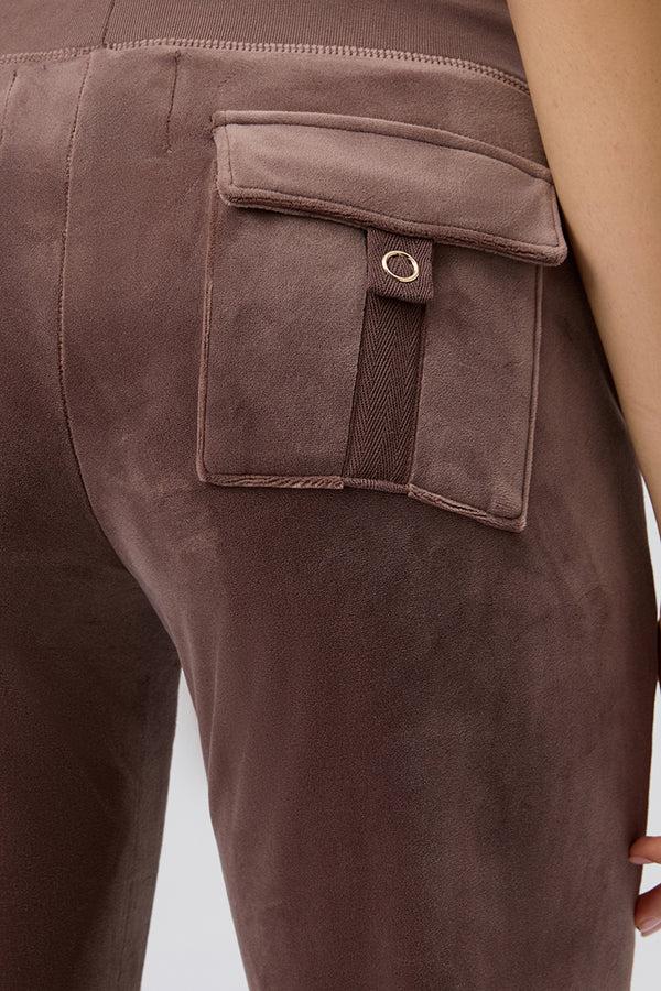Juicy Couture 30th Birthday Big Bling Snap Pocket Velour Pants