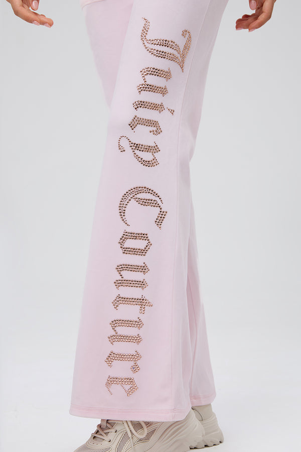 Juicy Couture 30th Birthday Big Bling Snap Pocket Velour Pants