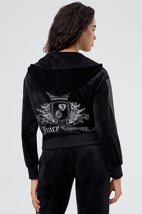 Juicy Couture 30th Birthday Relaxed Scottie Velour Hoodie