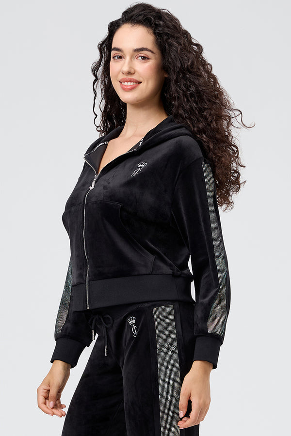 Juicy Couture 30th Birthday Relaxed Scottie Velour Hoodie