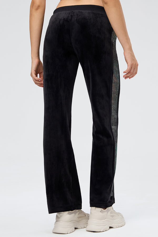 Juicy Couture 30th Birthday Side Ombre Bling Wide Leg Pants