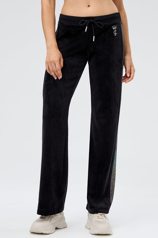 Juicy Couture 30th Birthday Side Ombre Bling Wide Leg Pants