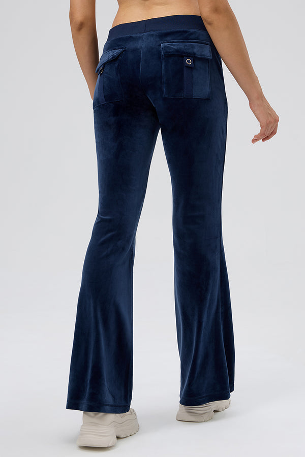 Juicy Couture 30th Birthday Snap Pocket Velour Pants