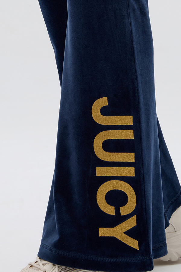 Juicy Couture 30th Birthday Snap Pocket Velour Pants