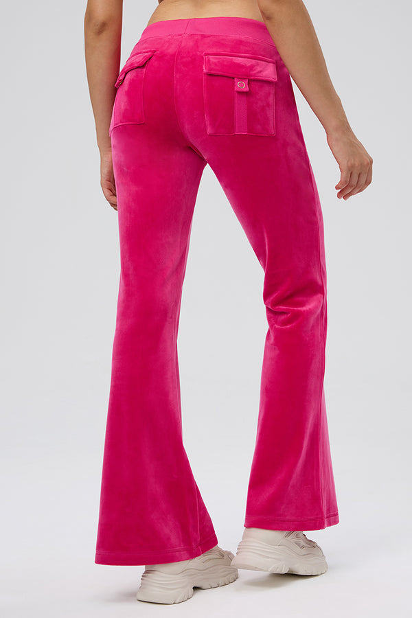 Juicy Couture 30th Birthday Snap Pocket Velour Pants