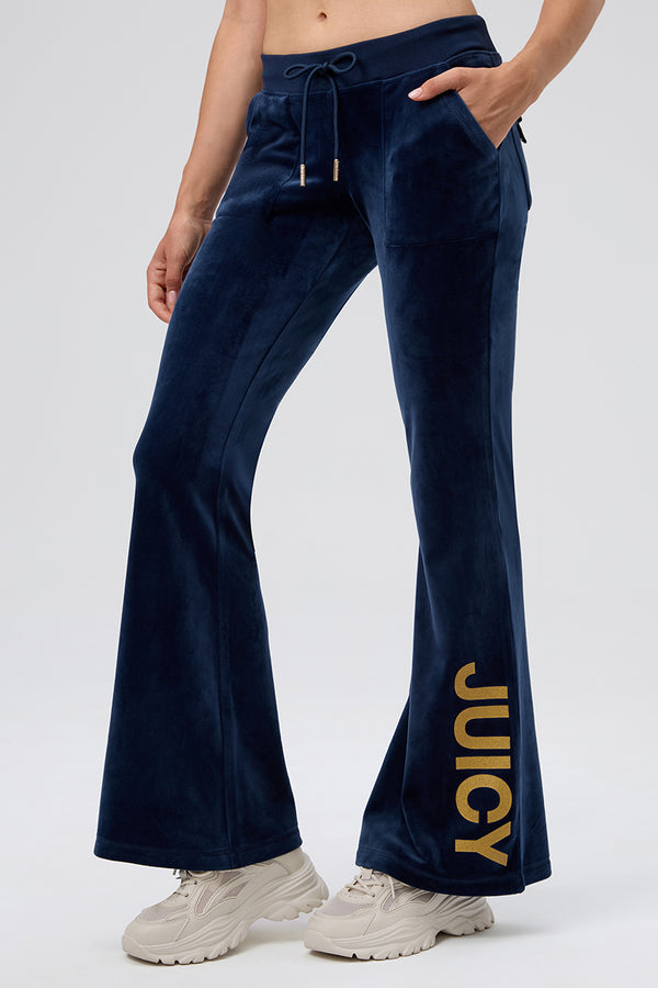 juicy couture 30th Birthday Snap Pocket Velour Pants