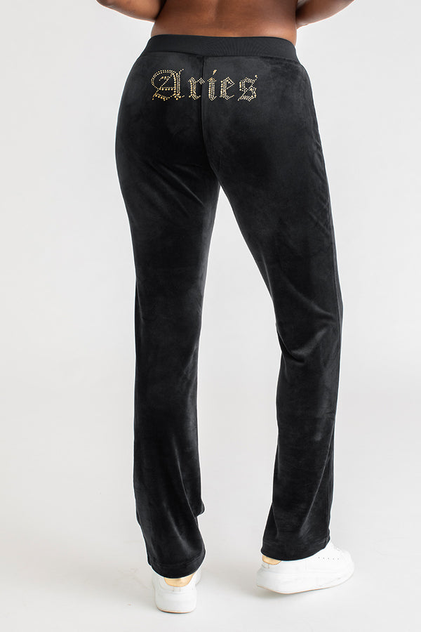 juicy couture Aries Customizable Big Bling Velour Track Pants