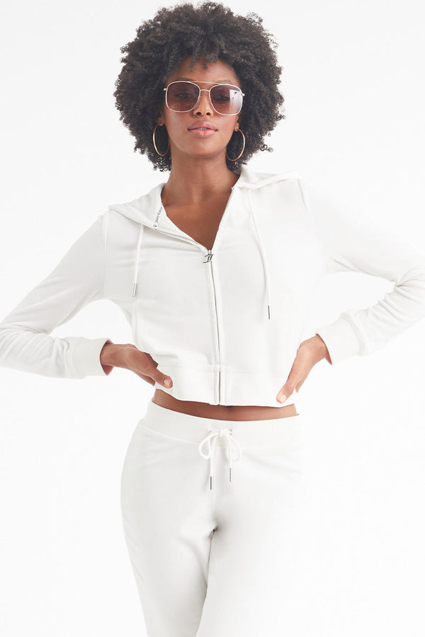 Juicy Couture Bride Customizable Big Bling Velour Hoodie