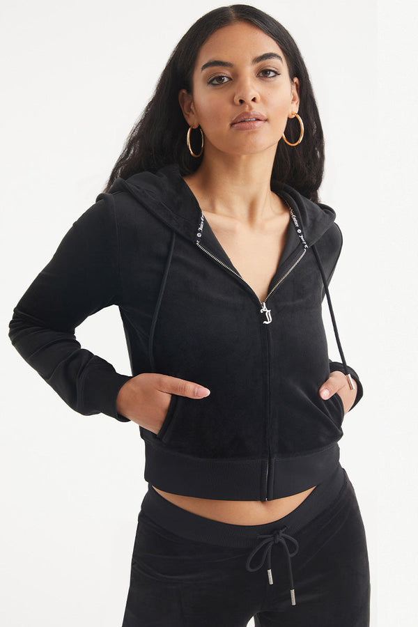 Juicy Couture Bride Customizable Big Bling Velour Hoodie